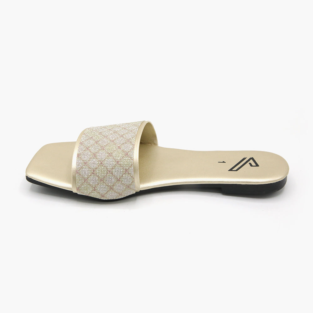 Girls Slipper - Golden, Girls Slippers, Chase Value, Chase Value