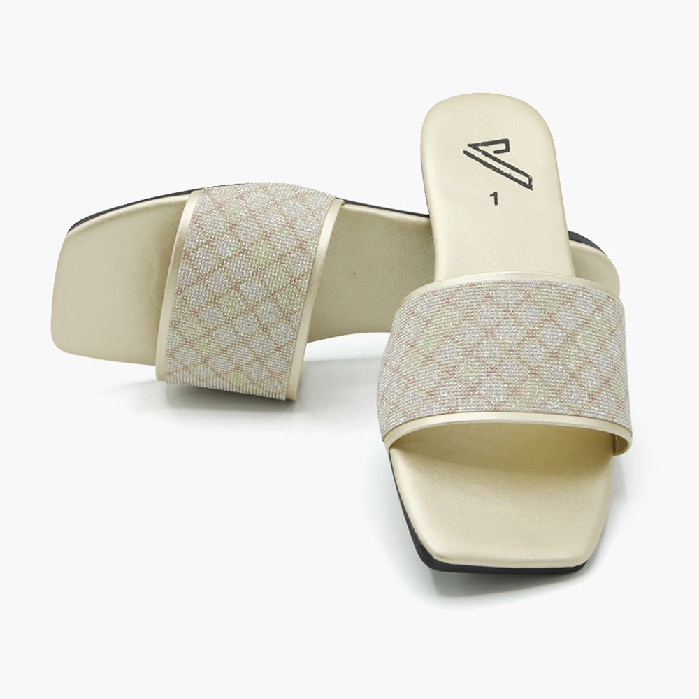 Girls Slipper - Golden, Girls Slippers, Chase Value, Chase Value