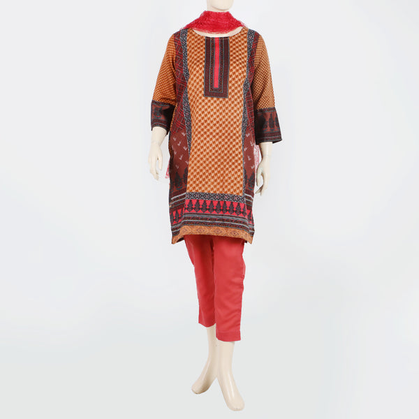 Women's Printed Shalwar Suit - A