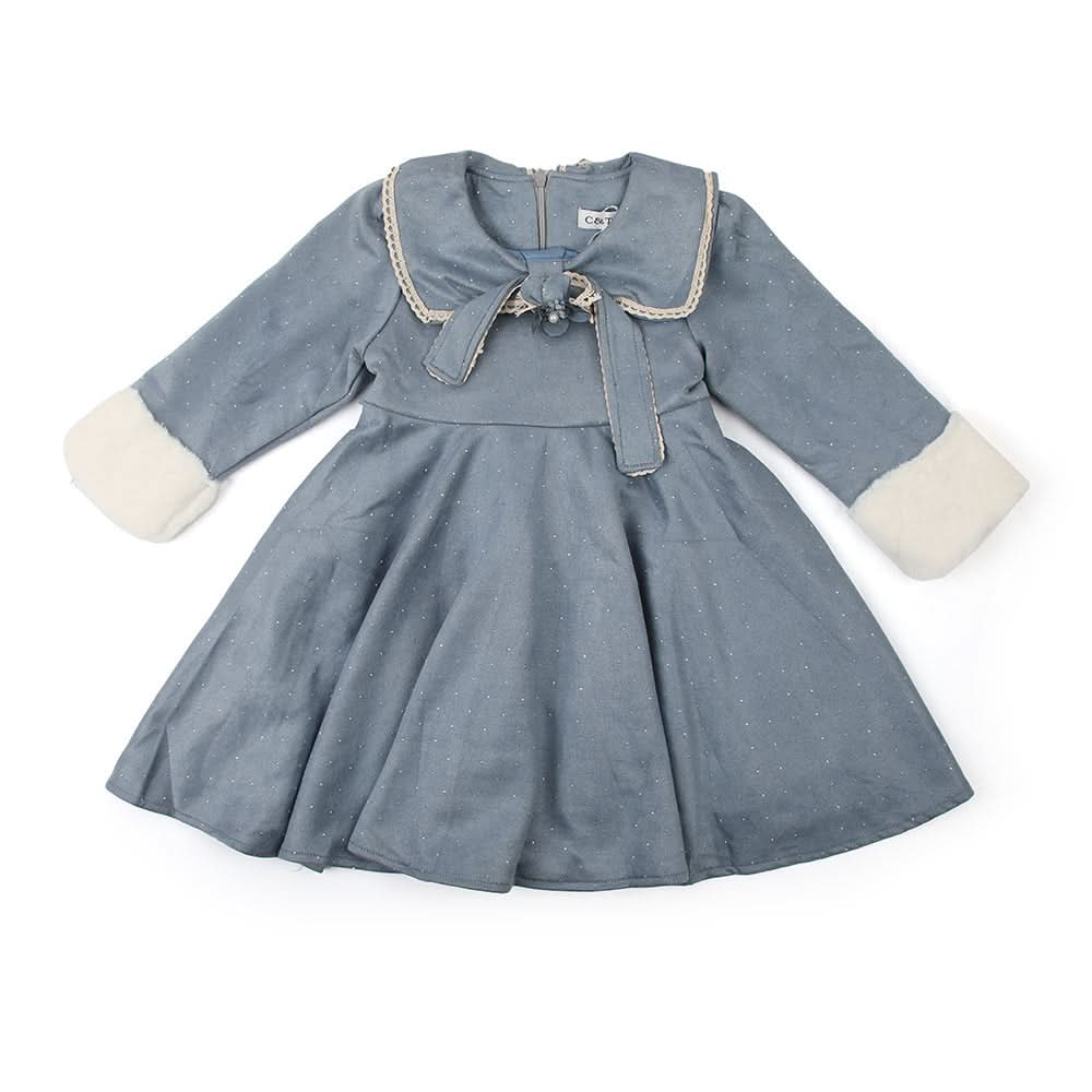 Girls Frock - Dark Grey, Girls Frocks, Chase Value, Chase Value