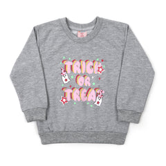 Girls Full Sleeves Sweat Shirt - Grey