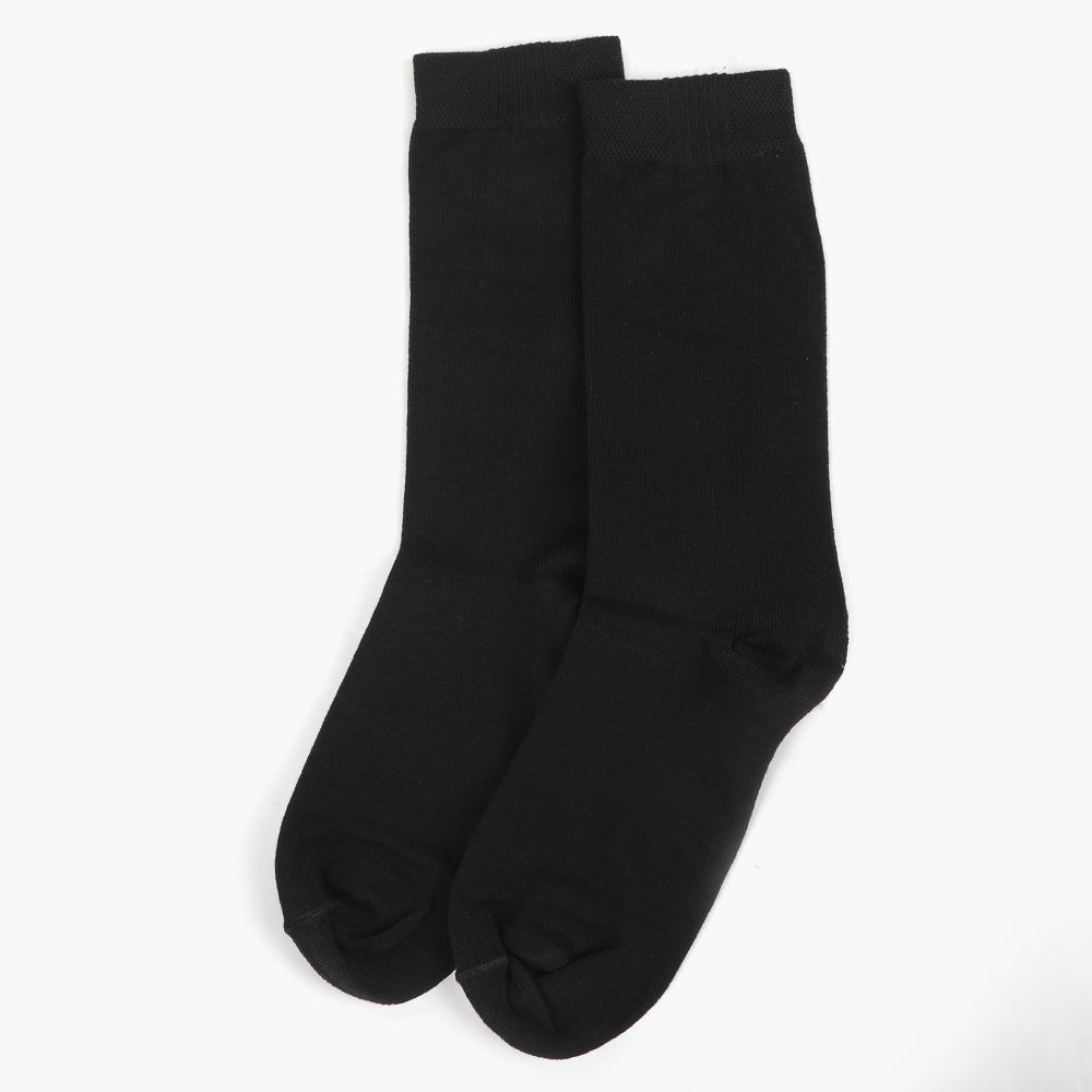 Women's Plain Socks - Black, Women Socks Stocking & Gloves, Chase Value, Chase Value