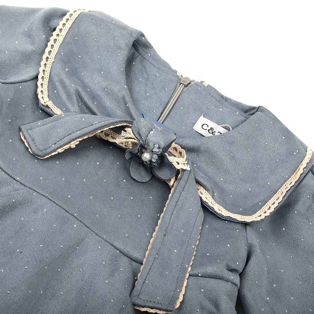 Girls Frock - Dark Grey, Girls Frocks, Chase Value, Chase Value