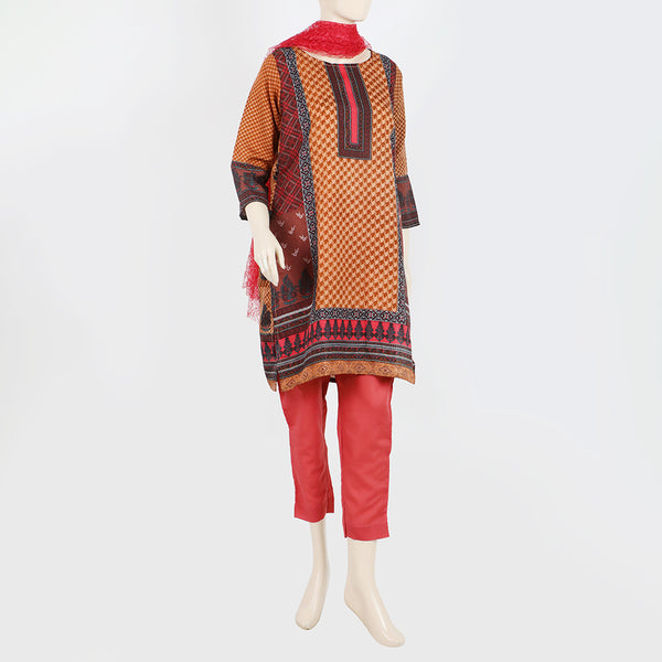 Women's Printed Shalwar Suit - A