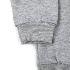 Girls Full Sleeves Sweat Shirt - Grey