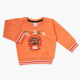 Newborn Boys Full Sleeves T-Shirt - Peach, Newborn Boys Winterwear, Chase Value, Chase Value