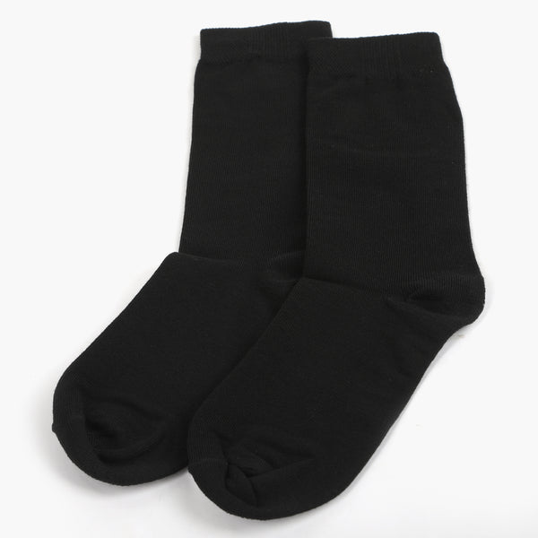 Women's Plain Socks - Black, Women Socks Stocking & Gloves, Chase Value, Chase Value