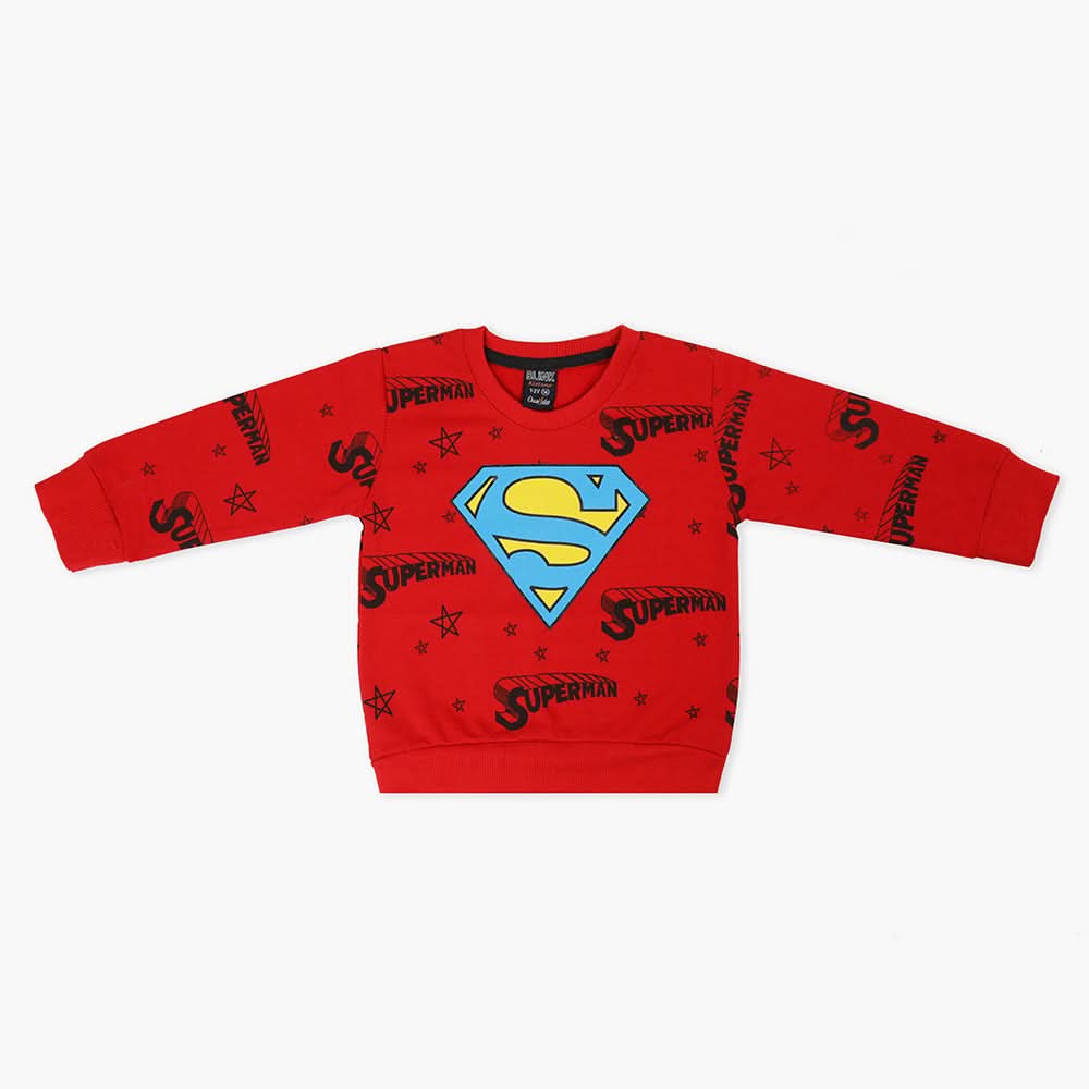 Boys Sweat Shirt - Red, Boys Hoodies & Sweat Shirts, Chase Value, Chase Value