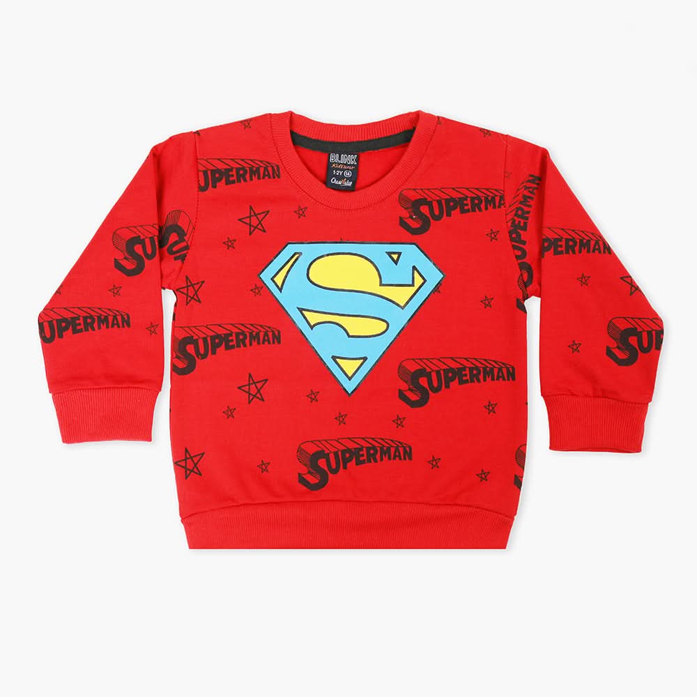 Boys Sweat Shirt - Red, Boys Hoodies & Sweat Shirts, Chase Value, Chase Value