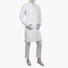 Eminent Men's Kurta Pajama Suit - White