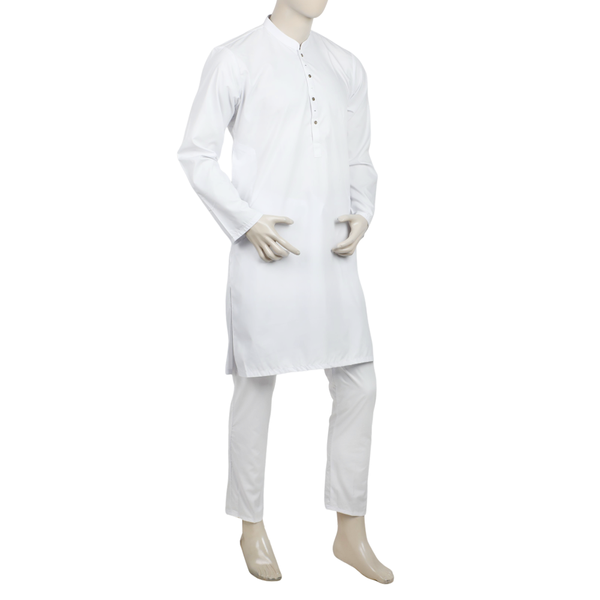 Eminent Men's Kurta Pajama Suit - Off White