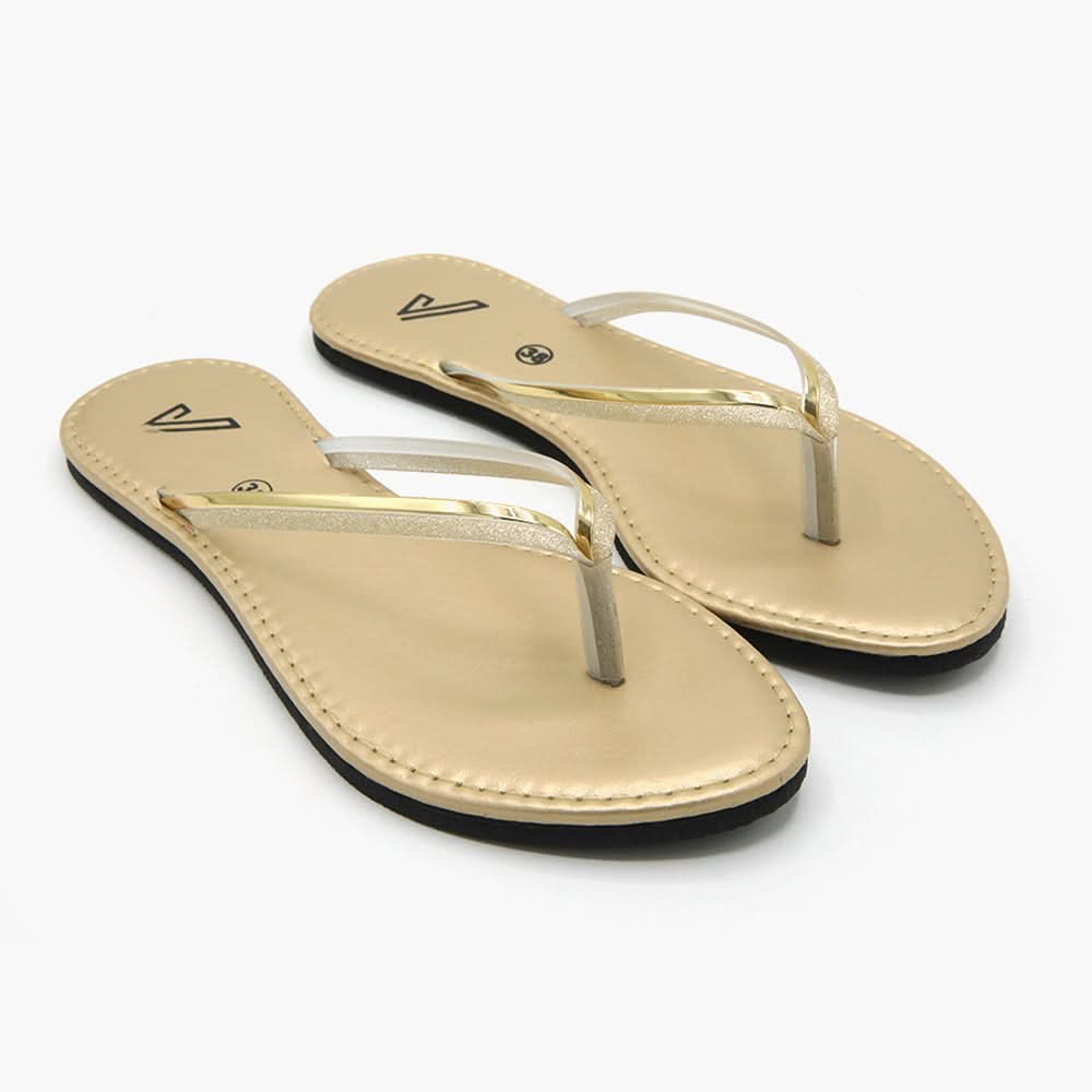 Women's Slipper - Golden, Women Slippers, Chase Value, Chase Value
