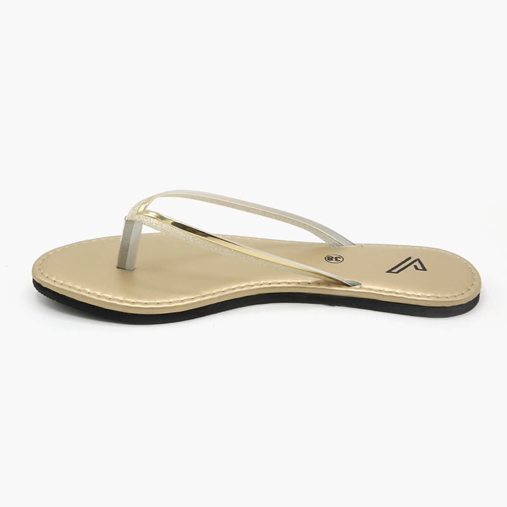 Women's Slipper - Golden, Women Slippers, Chase Value, Chase Value