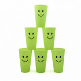 Plastic Emoji Glass Pack Of 6, Jug & Glasses, Chase Value, Chase Value