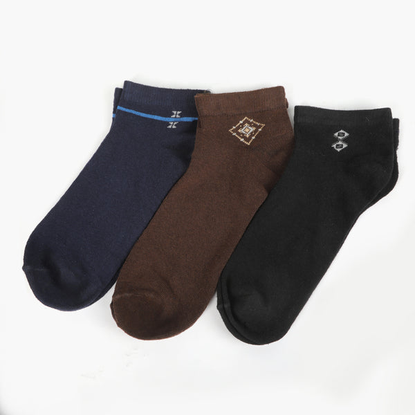 Men's Ankle Socks Pack Of 3, Men's Socks, Chase Value, Chase Value