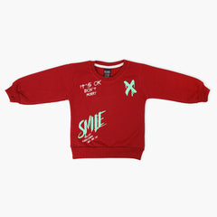 Boys Sweat Shirt - Maroon, Boys Hoodies & Sweat Shirts, Chase Value, Chase Value