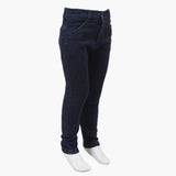 Girls Basic Denim Pant - Navy Blue, Girls Pants & Capri, Chase Value, Chase Value