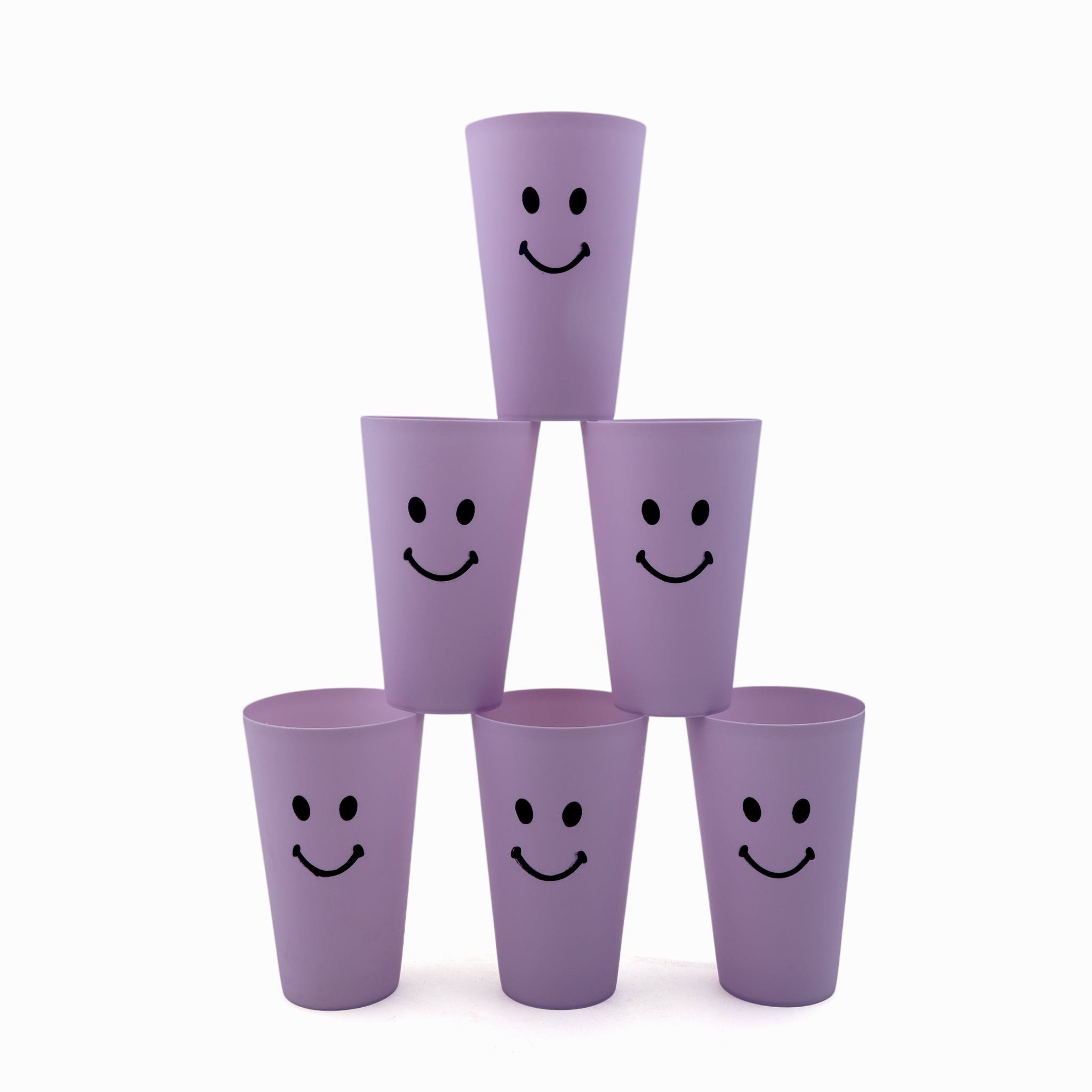Plastic Emoji Glass Pack Of 6, Jug & Glasses, Chase Value, Chase Value