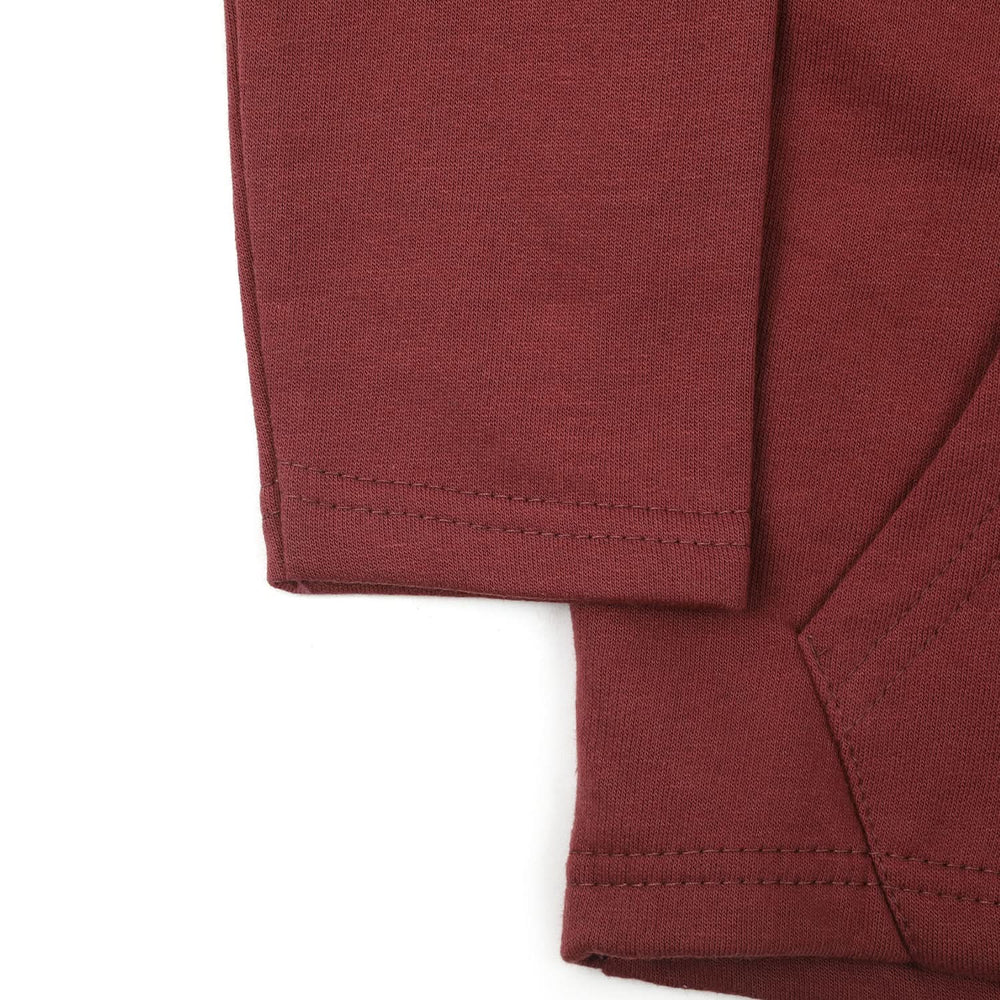 Boys Full Sleeves Hoodie - Rust, Boys Hoodies & Sweat Shirts, Chase Value, Chase Value