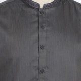 Men's Slim Fit Embroidered Kurta - Charcoal, Men's Kurtas, Chase Value, Chase Value