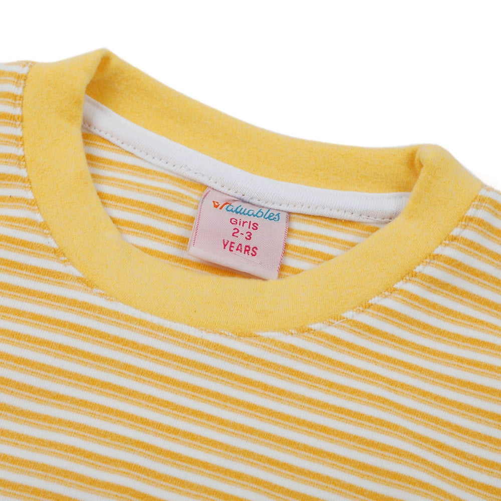 Girls Full Sleeves Sweat Shirt - Mustard, Girls Hoodies & Sweat Shirts, Chase Value, Chase Value