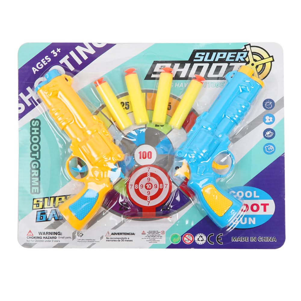 Soft Bullet Gun Revolver - 2Pcs Set, Weapon Toys, Chase Value, Chase Value