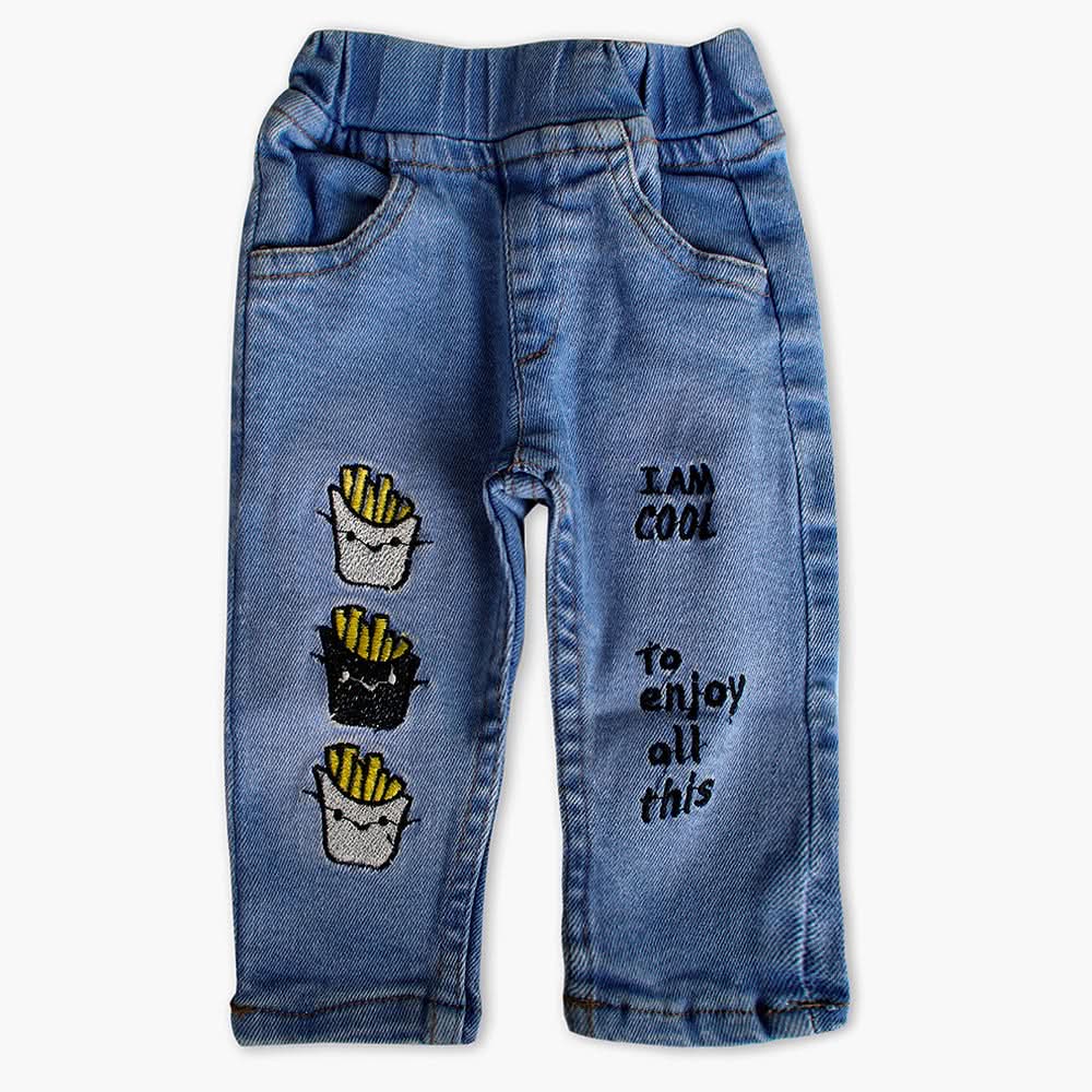 Newborn Boys Denim Pant - Dark Blue, Newborn Boys Shorts & Pants, Chase Value, Chase Value
