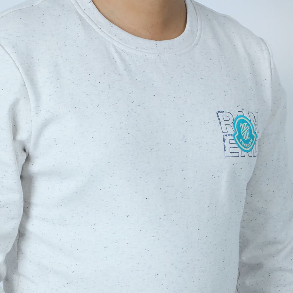 Men's Sweat Shirt - Off White, Men's Sweater & Sweat Shirts, Chase Value, Chase Value