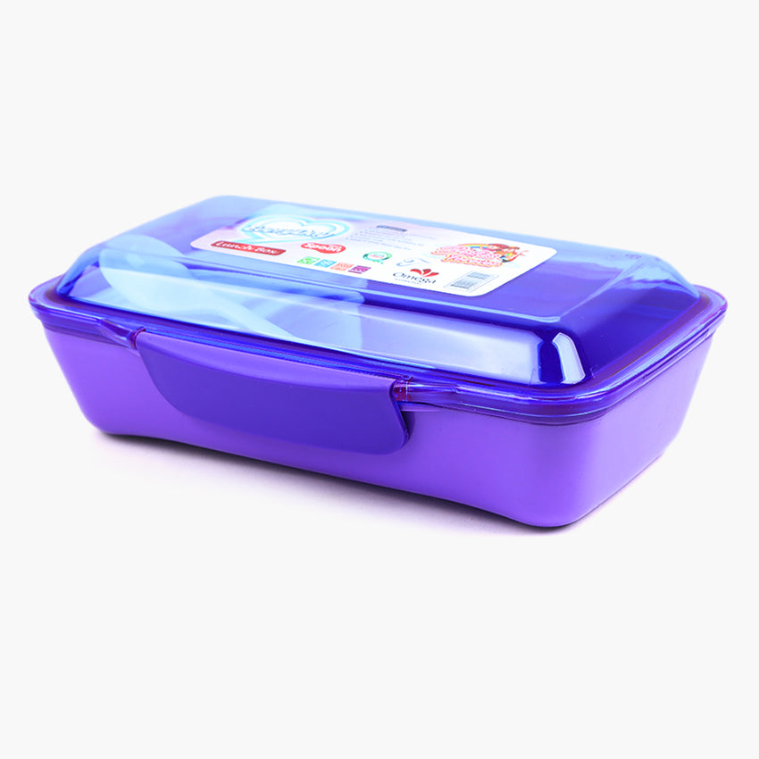 3 Partician Lunch Box - Purple