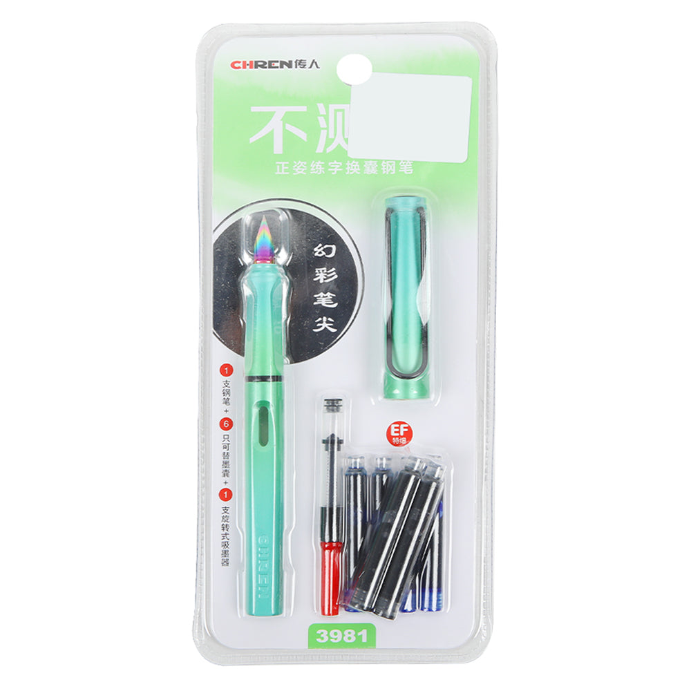 Fountain Pen - Green, Pencil Boxes & Stationery Sets, Chase Value, Chase Value