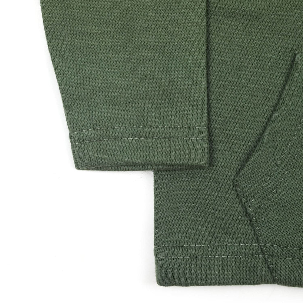 Boys Full Sleeves Hoodie - Olive, Boys Hoodies & Sweat Shirts, Chase Value, Chase Value