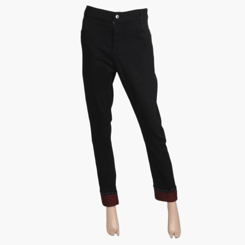 Women's Denim Pant - Black, Men's Casual Pants & Jeans, Chase Value, Chase Value