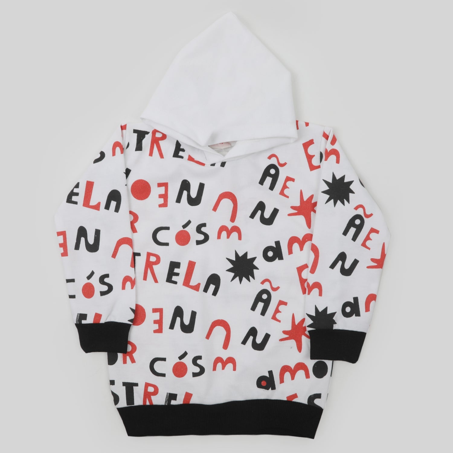 Girls Full Sleeves Hoodie T-Shirt - White, Girls Hoodies & Sweat Shirts, Chase Value, Chase Value