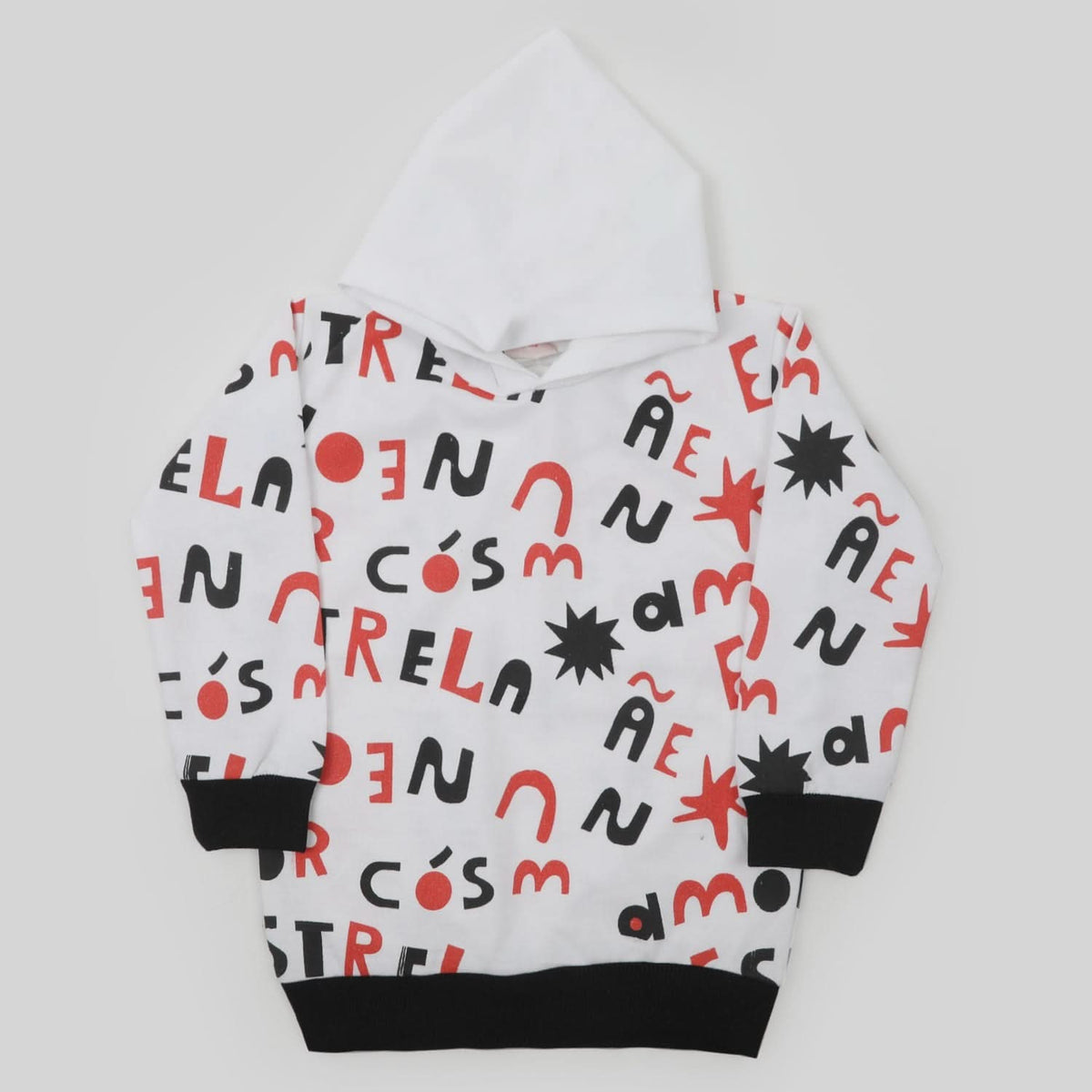 Girls Full Sleeves Hoodie T-Shirt - White, Girls Hoodies & Sweat Shirts, Chase Value, Chase Value