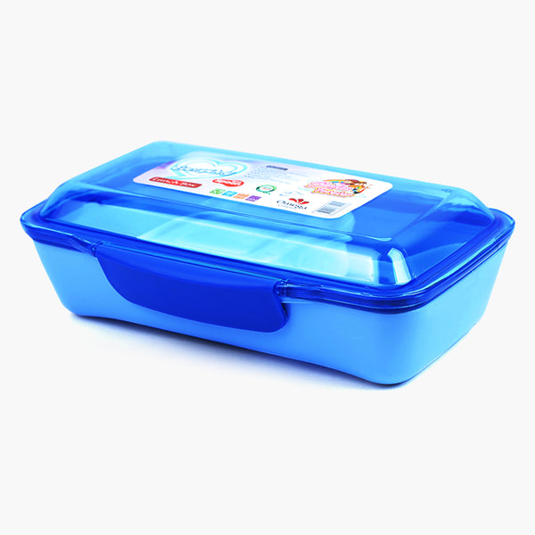 3 Partician Lunch Box - Blue