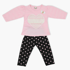 Girls Tights Suit - Light Pink, Girls Suits, Chase Value, Chase Value