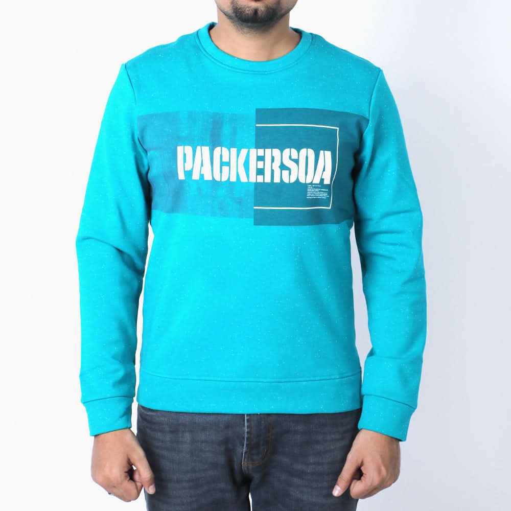 Men's Sweat Shirt - Sea Green, Men's Sweater & Sweat Shirts, Chase Value, Chase Value