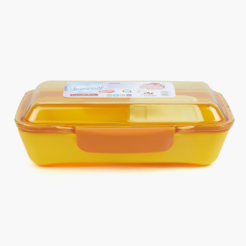 3 Partician Lunch Box - Orange
