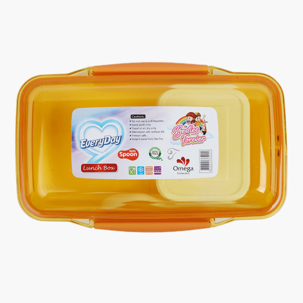 3 Partician Lunch Box - Orange