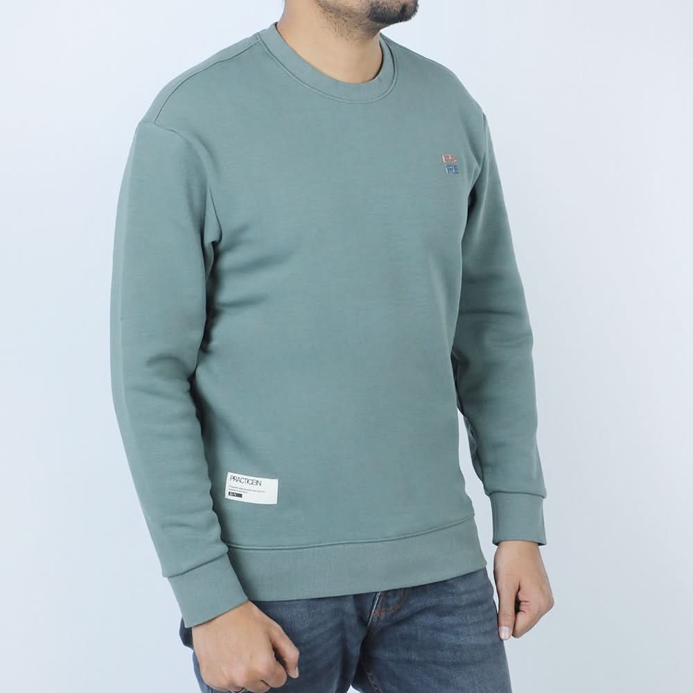 Men's Sweat Shirt - Olive Green, Men's Sweater & Sweat Shirts, Chase Value, Chase Value
