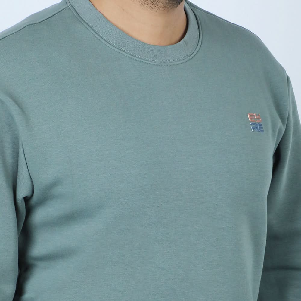 Men's Sweat Shirt - Olive Green, Men's Sweater & Sweat Shirts, Chase Value, Chase Value