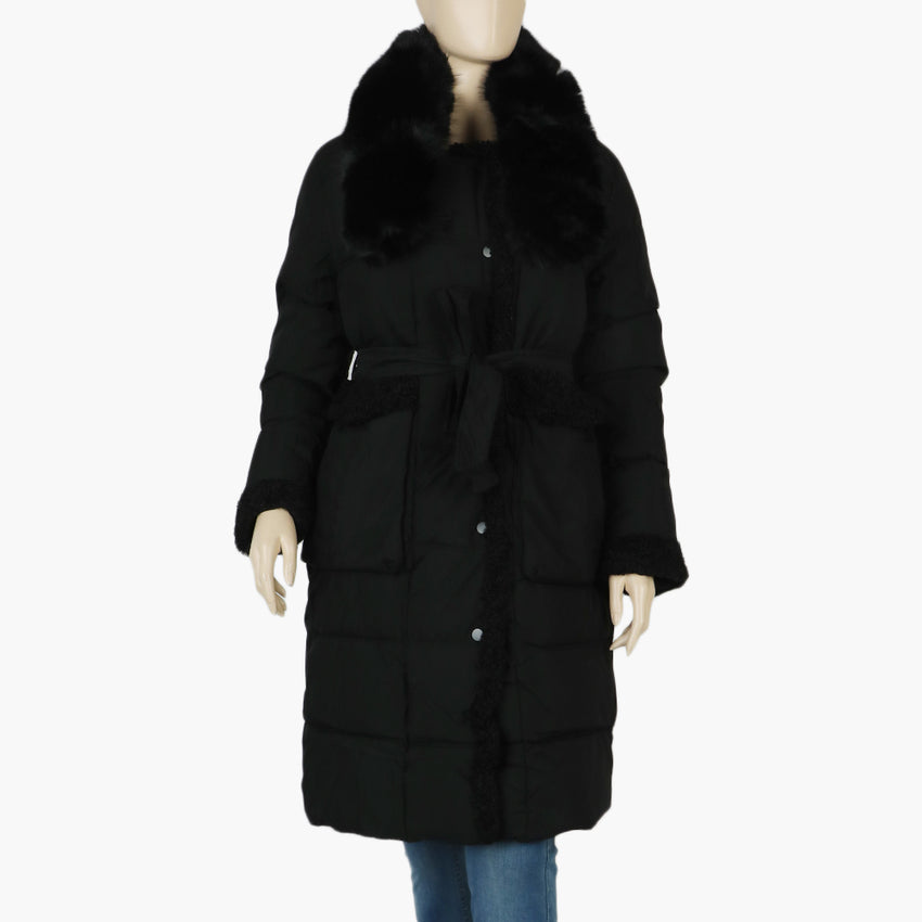 Women's Long Jacket - Black, Women Jackets, Chase Value, Chase Value