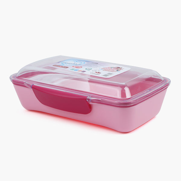 3 Partician Lunch Box - Pink