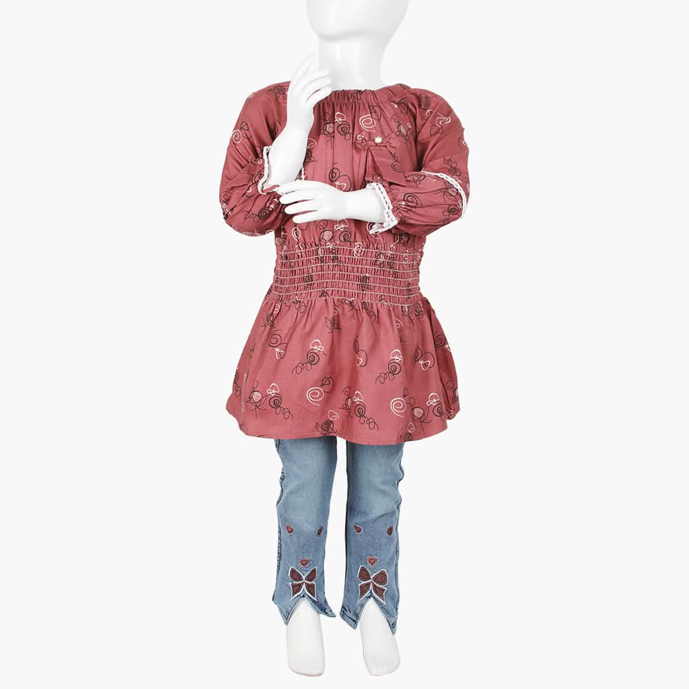 Girls Pant Suit   - Maroon, Girls Suits, Chase Value, Chase Value