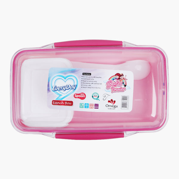 3 Partician Lunch Box - Pink