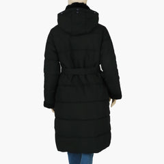 Women's Long Jacket - Black, Women Jackets, Chase Value, Chase Value