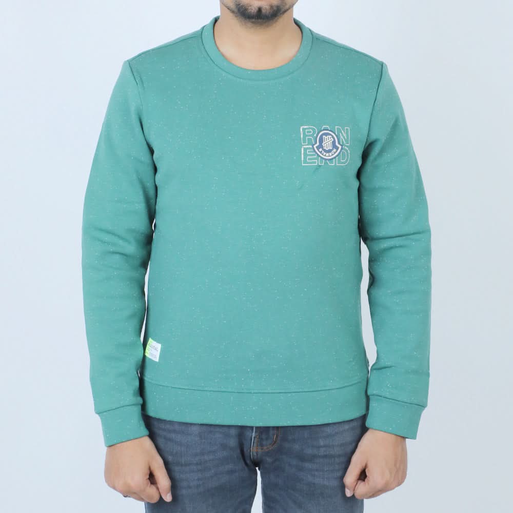 Men's Sweat Shirt - Green, Men's Sweater & Sweat Shirts, Chase Value, Chase Value