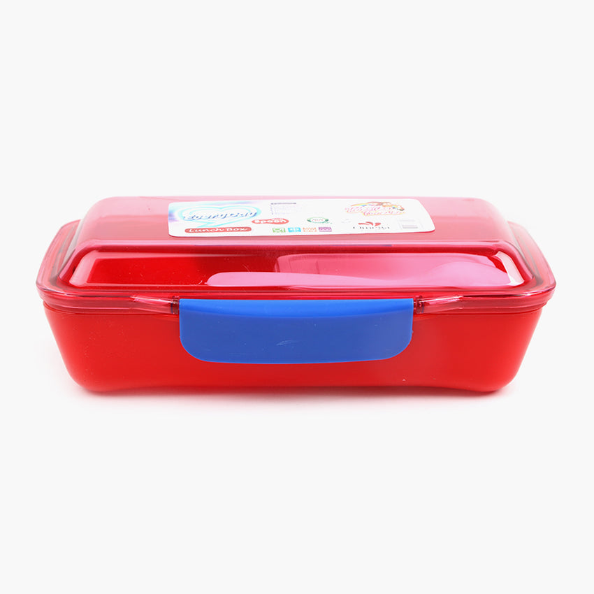 3 Partician Lunch Box - Red