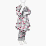 Girls Embroided Shalwar Suits  - Grey, Girls Suits, Chase Value, Chase Value