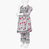 Girls Embroided Shalwar Suits  - Grey, Girls Suits, Chase Value, Chase Value